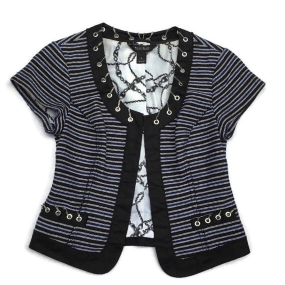 WHBM short-sleeve jacket sz4 (fits 2/XS)